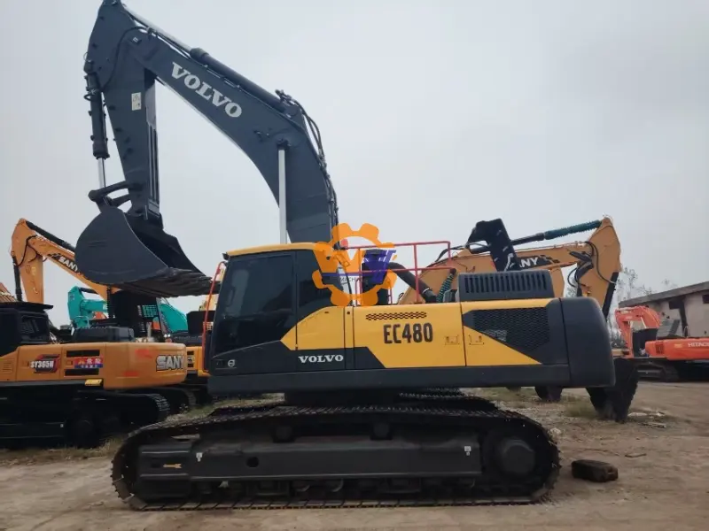 Durable Second hand Volvo EC480 Heavy Crawler Digger Construction Machine for Global Business Dealer