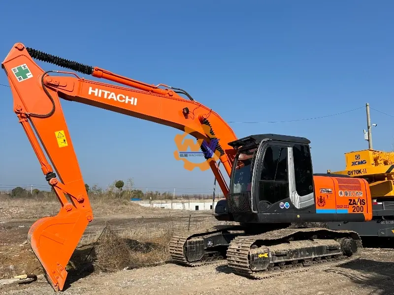 Durable Used Hitachi ZX200 Hydraulic Crawler Digger High Performance Construction Machinery Factory Price