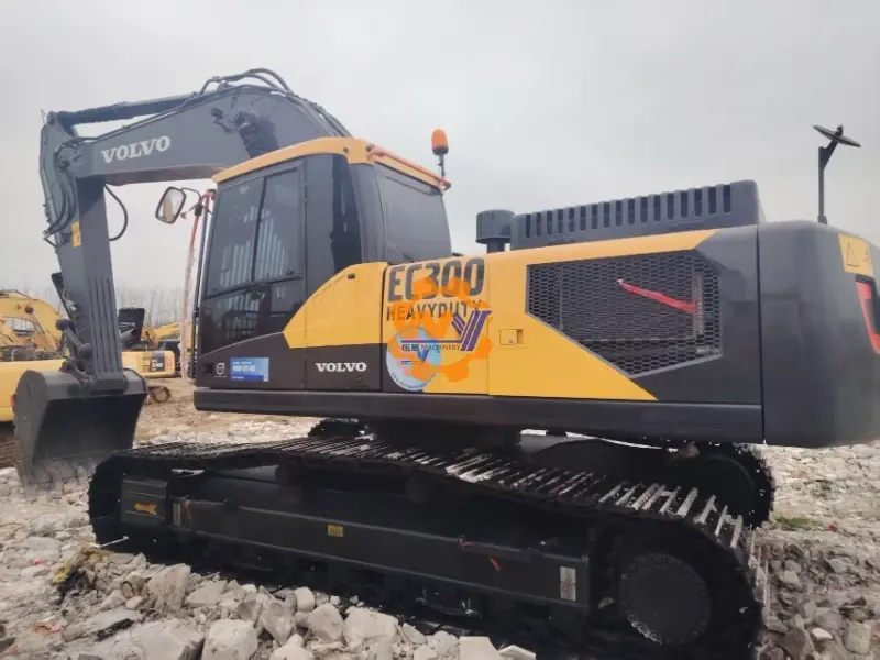Hot Selling Used Volvo EC300 Heavy Crawler Excavator Original Performance Construction Machine for Purchase