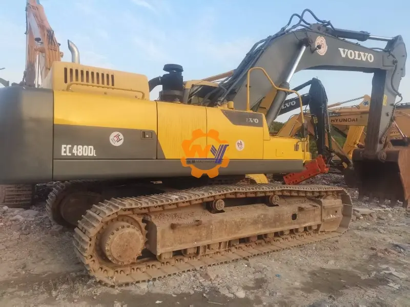 Original Used Volvo EC480DL Large Crawler Excavator High Performance Heavy Engineering Machinery Sale