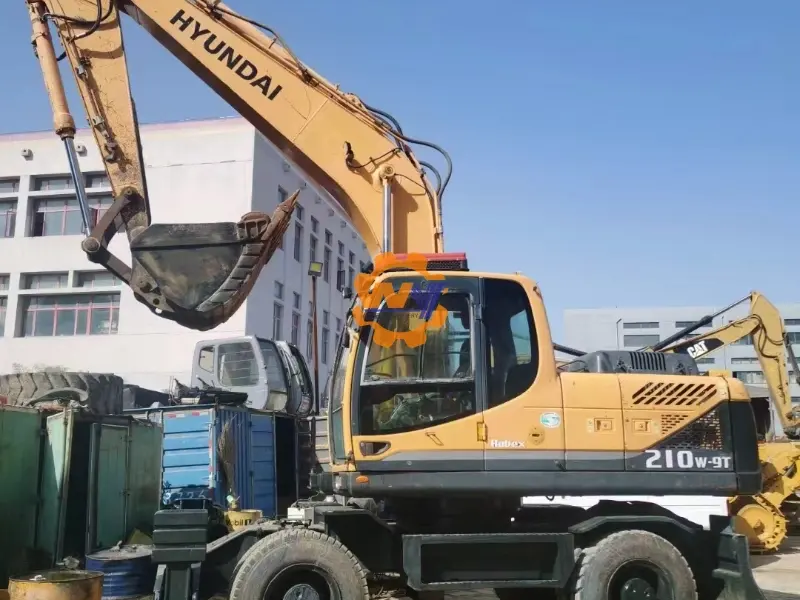 Reliable Second-hand Hyundai R210W-9T Excavator Global Supply